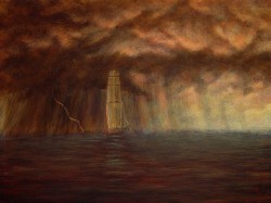 "The Voyage", 2002, Acrylics on Hardboard, 7 1/2 x 10 in., David Jay Spyker