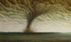 "Tuesday (May 13, 1980)", 2000, Acrylics on Canvas, 12 x 20 in., by David Jay Spyker