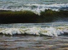 "Harvest Tide", 2015, Acrylic on Canvas, 18 x 24 in., by David Jay Spyker