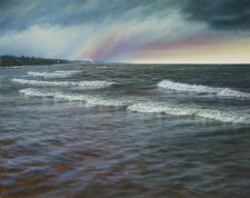 "Power Imbalance", 2014, Acrylic on Canvas, 16 x 20 in., by David Jay Spyker